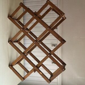 Vintage Accordion Wine/Bottle Rack